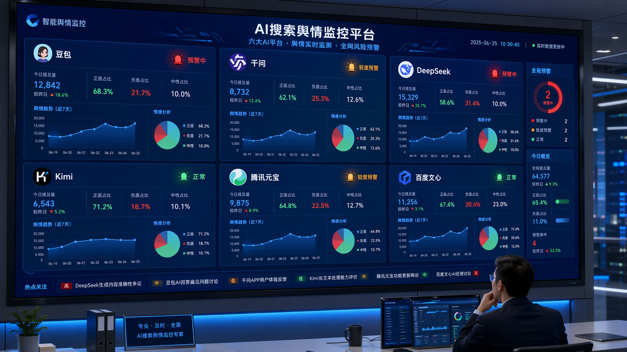 企业AI搜索舆情监控