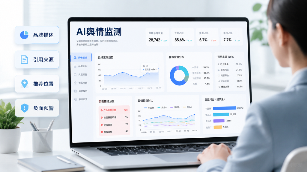 发现错误答案、负面描述和竞品挤占